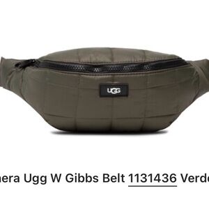 Unisex UGG Gibbs Belt Bag Puff, Olive Night-- NWOT